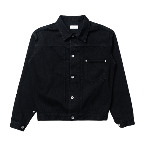 [SEW] Selvedge Denim Jacket (Black)