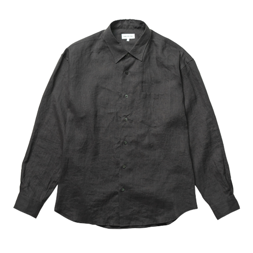 Relaxed Linen Shirts (Charcoal)